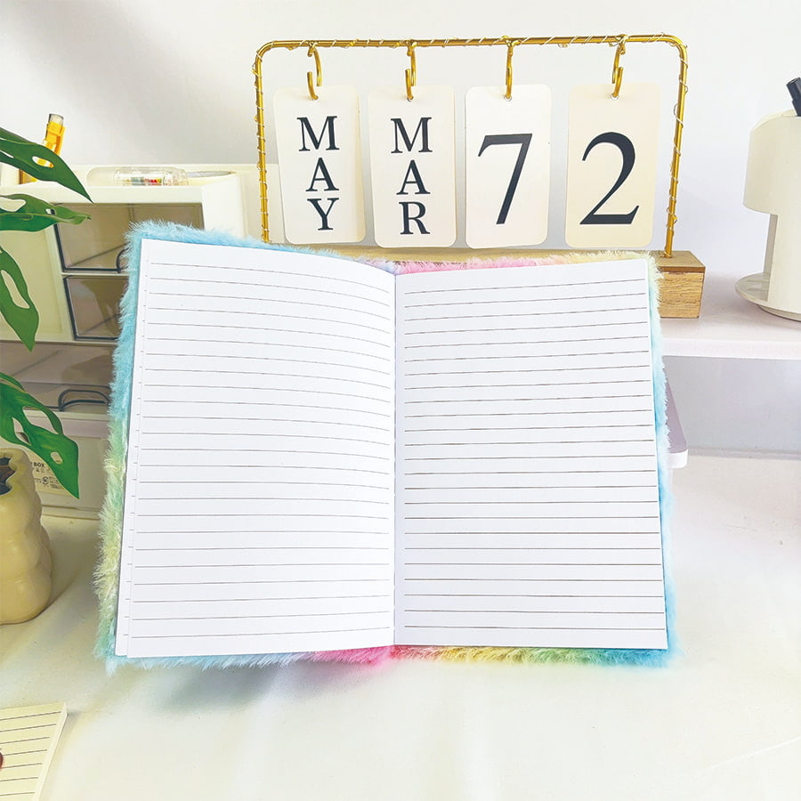 A5 پیاری الپکا ڈائری آلیشان نوٹ بک