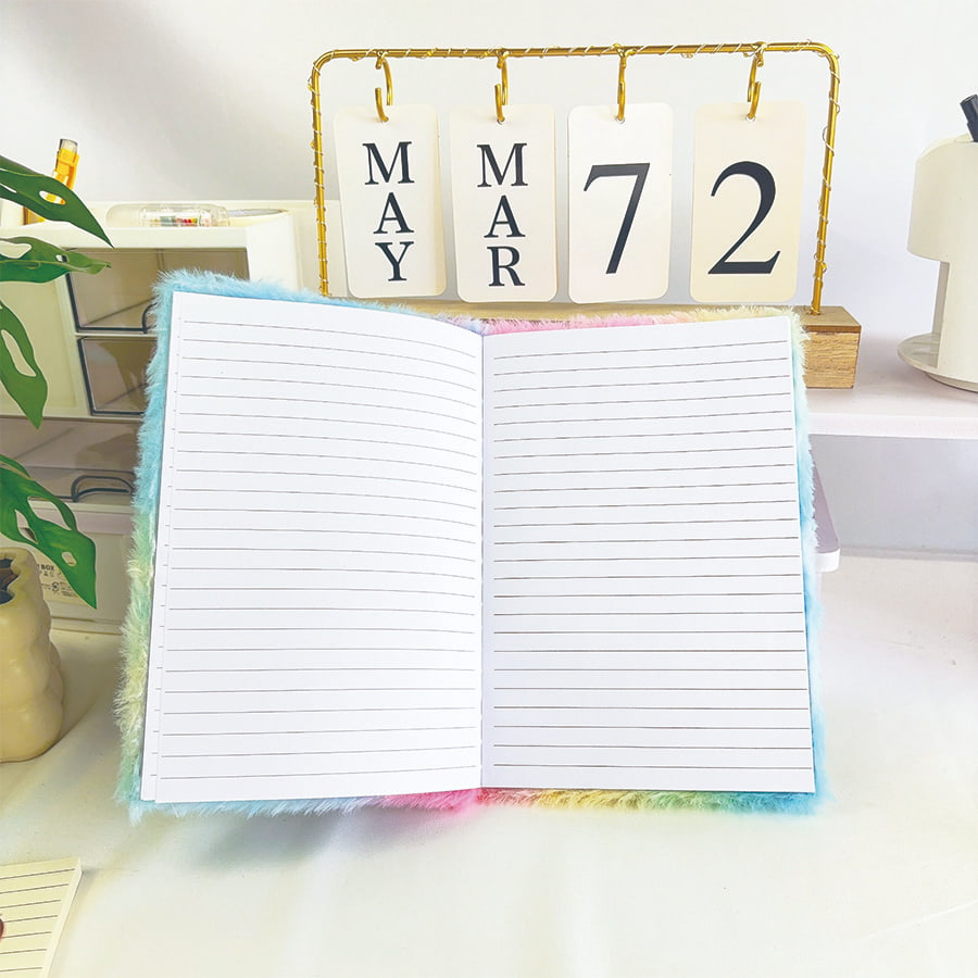 A5 پیاری بلی ڈائری آلیشان نوٹ بک